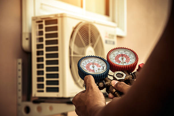 Professional Hvac technician working in Kiefer, OK